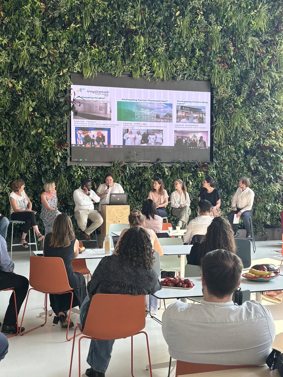 📣 En direct de l’annonce des lauréats du 2ème concours “AccESS”, proposé par <a href="/Nhood_Corporate/">NHOOD</a> Services France avec <a href="/makesense/">makesense</a> dans les centres commerciaux Aushopping ! 

#AccESS #Nhood #MakeSense #ESS