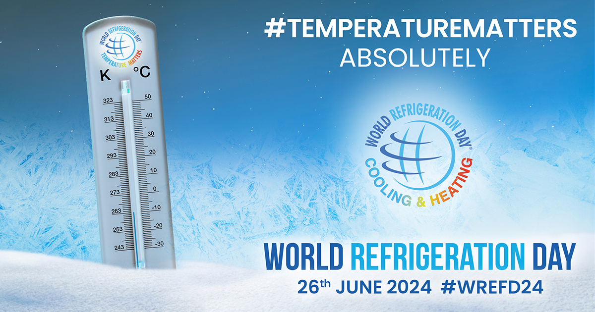 ashraenews's tweet photo. ASHRAE joins others across the world to celebrate World Refrigeration Day June 26! See the 2024 theme, “Temperature Matters” + check out the Refrigerants Literacy Course—free for ASHRAE members. https://t.co/hLlQpebIxx #TemperatureMatters #WorldRefrigerationDay #WREFD24 #MyASHRAE https://t.co/Yx6j57OMzV