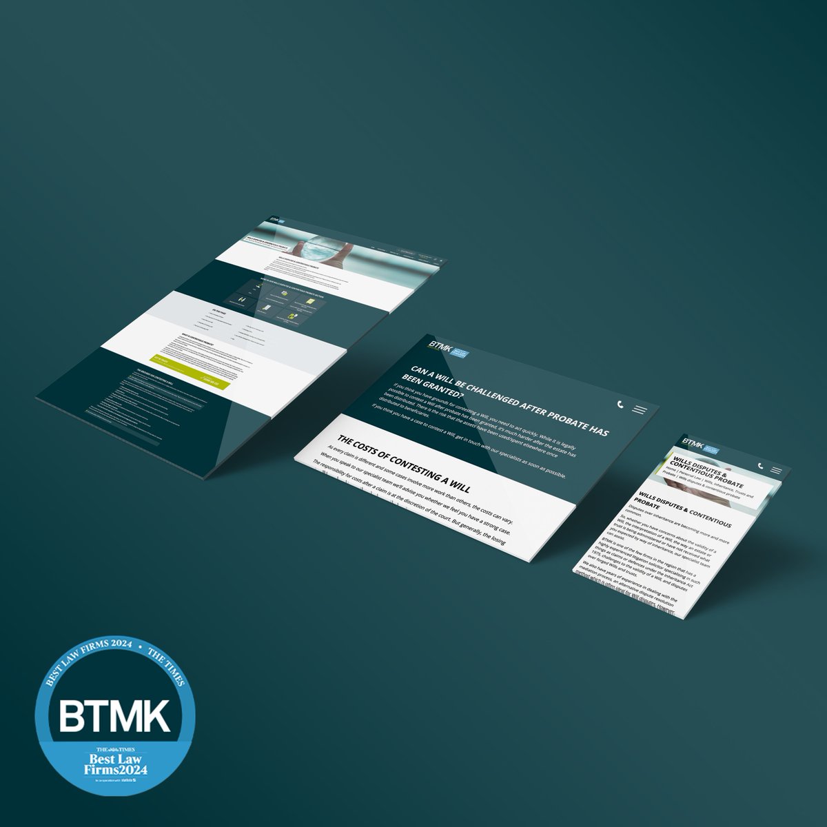 BTMK (@btmksolicitors) on Twitter photo BTMK is one of the few firms in the region with a highly experienced litigation team specialising in claims or defences under the Inheritance Act 1975, challenges to the validity of a Will, and disputes over the administration of Estates or Trusts. BTMK is one of the few firms in the region with a highly experienced litigation team specialising in claims or defences under the Inheritance Act 1975, challenges to the validity of a Will, and disputes over the administration of Estates or Trusts.