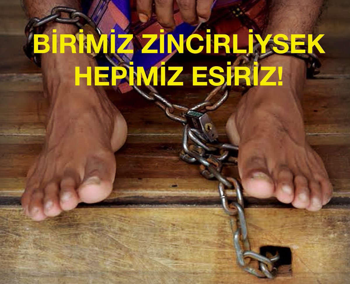 Kaan Sariaydin (@kaansariaydin) on Twitter photo BİRİMİZ ZİNCİRLİYSEK HEPİMİZ ESİRİZ!
Dünyanın sessiz kaldığı Gazze çığlığı gün gelip aynı çığlığılığın kendilerinden çıktığı ve kendilerinin kulak zarlarının patlattığı bir sonuç doğuracaktır. Sessiz kalmak bir tez ise aynı sesten delirmek antitezdir. Gazze’nin esir süreci BİRİMİZ ZİNCİRLİYSEK HEPİMİZ ESİRİZ!
Dünyanın sessiz kaldığı Gazze çığlığı gün gelip aynı çığlığılığın kendilerinden çıktığı ve kendilerinin kulak zarlarının patlattığı bir sonuç doğuracaktır. Sessiz kalmak bir tez ise aynı sesten delirmek antitezdir. Gazze’nin esir süreci