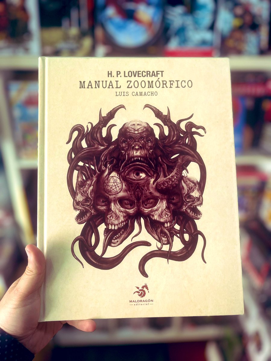 AKUMA_COMICS's tweet photo. Este Manual Zoomorfico es una auténtica delicia para los amantes del mundo de Lovecraft. Lo edita @MaldragonE https://t.co/xixIBwWaoa