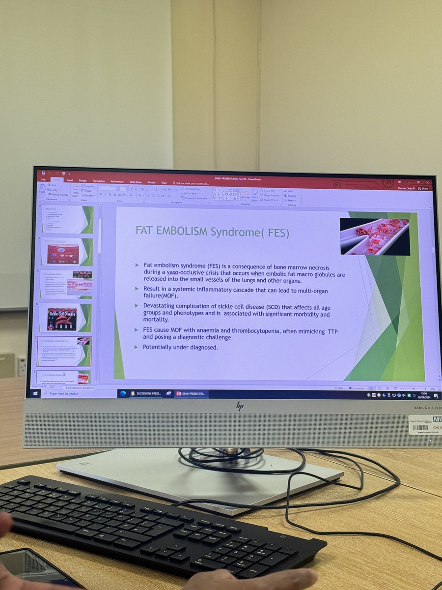 Maj Castañeda (@majhoye) on Twitter photo <a href="/SinjuThomas3/">Sinju Thomas</a> shares her expertise about Fat Emboli Syndrome(FES) in SCD for today’s Haem Teaching session. She discussed how RBCX and PE play an impt role in managing FES. #TeamHaem <a href="/karhod21/">Karen Bradley 💙</a> <a href="/JoyAntonetteP/">Joy</a> <a href="/evelyngomez00/">Evelyn</a> <a href="/ImperialPeople/">Imperial People 💙</a> <a href="/Luigiwill2021/">Louie Will</a> <a href="/MrKevinLao/">Kevin Lao Aguilar</a> <a href="/SinjuThomas3/">Sinju Thomas</a> shares her expertise about Fat Emboli Syndrome(FES) in SCD for today’s Haem Teaching session. She discussed how RBCX and PE play an impt role in managing FES. #TeamHaem <a href="/karhod21/">Karen Bradley 💙</a> <a href="/JoyAntonetteP/">Joy</a> <a href="/evelyngomez00/">Evelyn</a> <a href="/ImperialPeople/">Imperial People 💙</a> <a href="/Luigiwill2021/">Louie Will</a> <a href="/MrKevinLao/">Kevin Lao Aguilar</a>