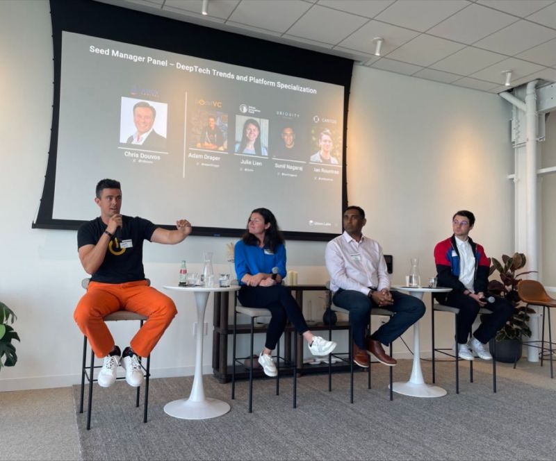 naywilliams's tweet photo. Event ✅ Community 💪 #SFDeepTechWeek 💯 now back to @UnionLabs biz 🛠️ - thanks to all that rolled through and the BEST party planning committee including @Andercot @bznotes @WenHsiehPhD @AdamDraper @j2ulie @cdouvos @sunilnagaraj @IanRountree @c10n @AnnieLeChelman @bcristei @Szy_Paula @SVB @Aduro_Advisors @SHACK15sf
