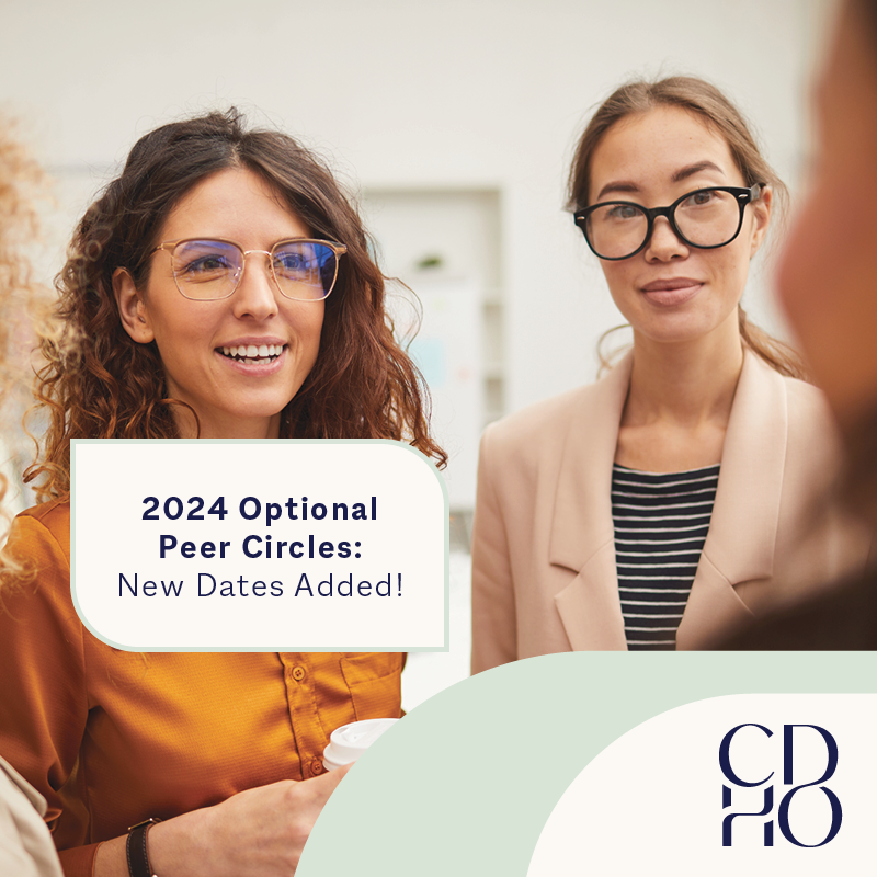 CDHO_OHDO's tweet photo. Visit our website to register for an optional in-person or online Peer Circle! 👉 https://t.co/1KRA46MFSv

Can't make these dates? More Peer Circles will be scheduled for the fall. Stay tuned for details! https://t.co/U7j0NGRHLp