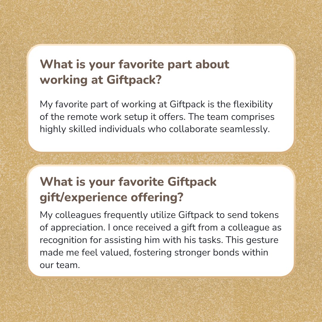 giftpack_io's tweet photo. We're unwrapping another Gifter profile! Meet Caroline Sun, General Manager at Giftpack. 🎁 

We're incredibly lucky to have her and appreciate her exceptional leadership and unwavering dedication! 🌟 

#Giftpack #AI #Technology #HR #EmployeeEngagement #CorporateGifting https://t.co/Cwa09D86wG