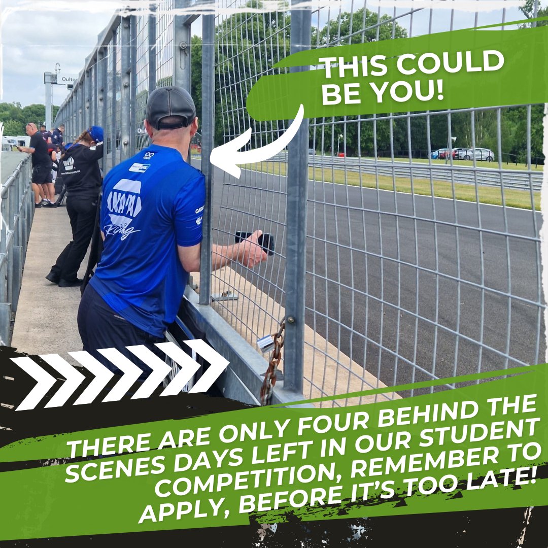 This could be YOU experiencing the thrill of the track and meeting the team. Don't miss your chance to be part of the action! Enter now: autotechrecruit.co.uk/academy/academ…

#NAPARacingUK #StudentCompetition