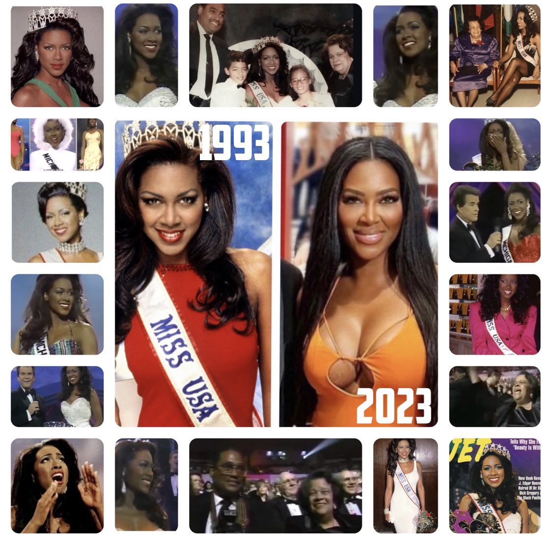 mrbrownroyyal's tweet photo. Last year marked the 30th anniversary of #KenyaMoore 💐 winning the coveted title of #MissUSA 👑 in 1993! For those that say that was so long ago, achievements don’t have a time limit! #RHOA 🗑️ #BoycottBravo 👎🏿 
#HatersGonnaHate 🖕🏻
#TeamTwirl 💙 https://t.co/AI8TLdd7XM