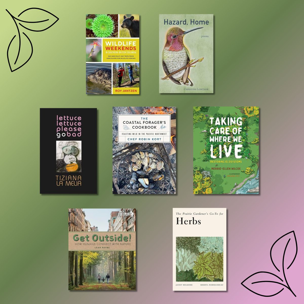 Read Local BC (@readlocalbc) on Twitter photo ✨ New blog post up! ✨ We've rounded up some amazing book picks inspired by the wild garden for every type of plant lover from #RockyMountainBooks, <a href="/caitlinpress/">Caitlin Press</a>, and more. Check out the list now up on the Read Local BC blog!
<a href="/orcabook/">Orca Book Publishers</a> @talonbooks @touchwooded ✨ New blog post up! ✨ We've rounded up some amazing book picks inspired by the wild garden for every type of plant lover from #RockyMountainBooks, <a href="/caitlinpress/">Caitlin Press</a>, and more. Check out the list now up on the Read Local BC blog!
<a href="/orcabook/">Orca Book Publishers</a> @talonbooks @touchwooded