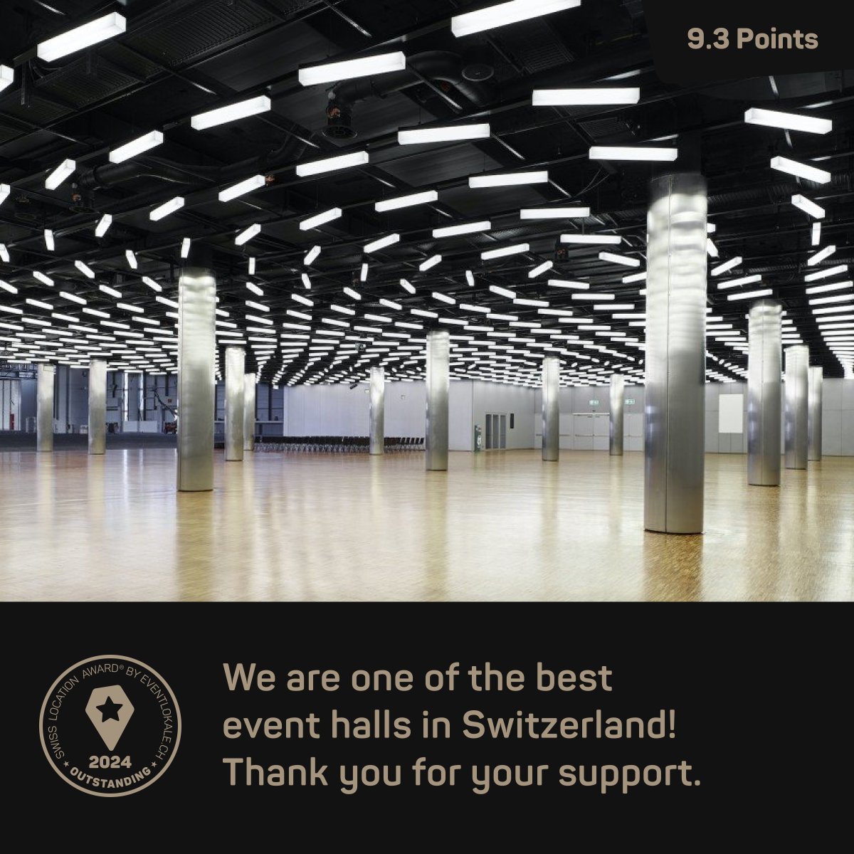 𝗦𝘄𝗶𝘀𝘀 𝗟𝗼𝗰𝗮𝘁𝗶𝗼𝗻 𝗔𝘄𝗮𝗿𝗱® 𝟮𝟬𝟮𝟰
#Palexpo wins the Swiss Location Award® 2024 and is officially among the best event halls in #Switzerland!

For further details 👇
palexpo.ch/en/2024/06/25/…