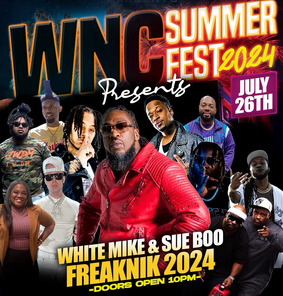 tsconlinenow's tweet photo. 🎶 Get ready for an electrifying night of music with @WhiteMike1 and Sue Boo at Freaknik 2024 on July 26th at Club Rumba in Hickory, NC! 🌟 @eosaconcertseries &amp; WNC Summer Fest . DM @officialtscmusic for more details 🎤🎸✨  #Freaknik2024 #ClubRumba #HickoryNC https://t.co/1tfIRM7Tze