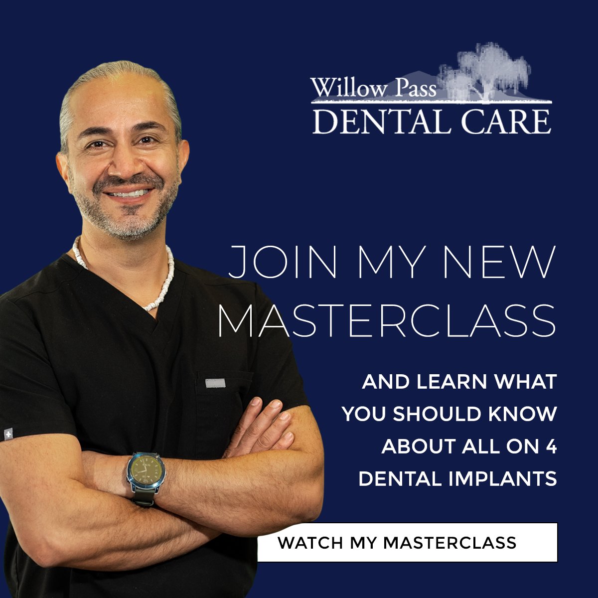 JOIN DR. REZA for a power-packed four-part video series that is designed to get you fully informed about All On 4 dental implants and cosmetic dentistry.

#AllOn4DentalImplants #CosmeticDentistry #DrRezaKhazaie #DentalImplants #WillowPassDentalCareConcordCA #Prosthodontist
