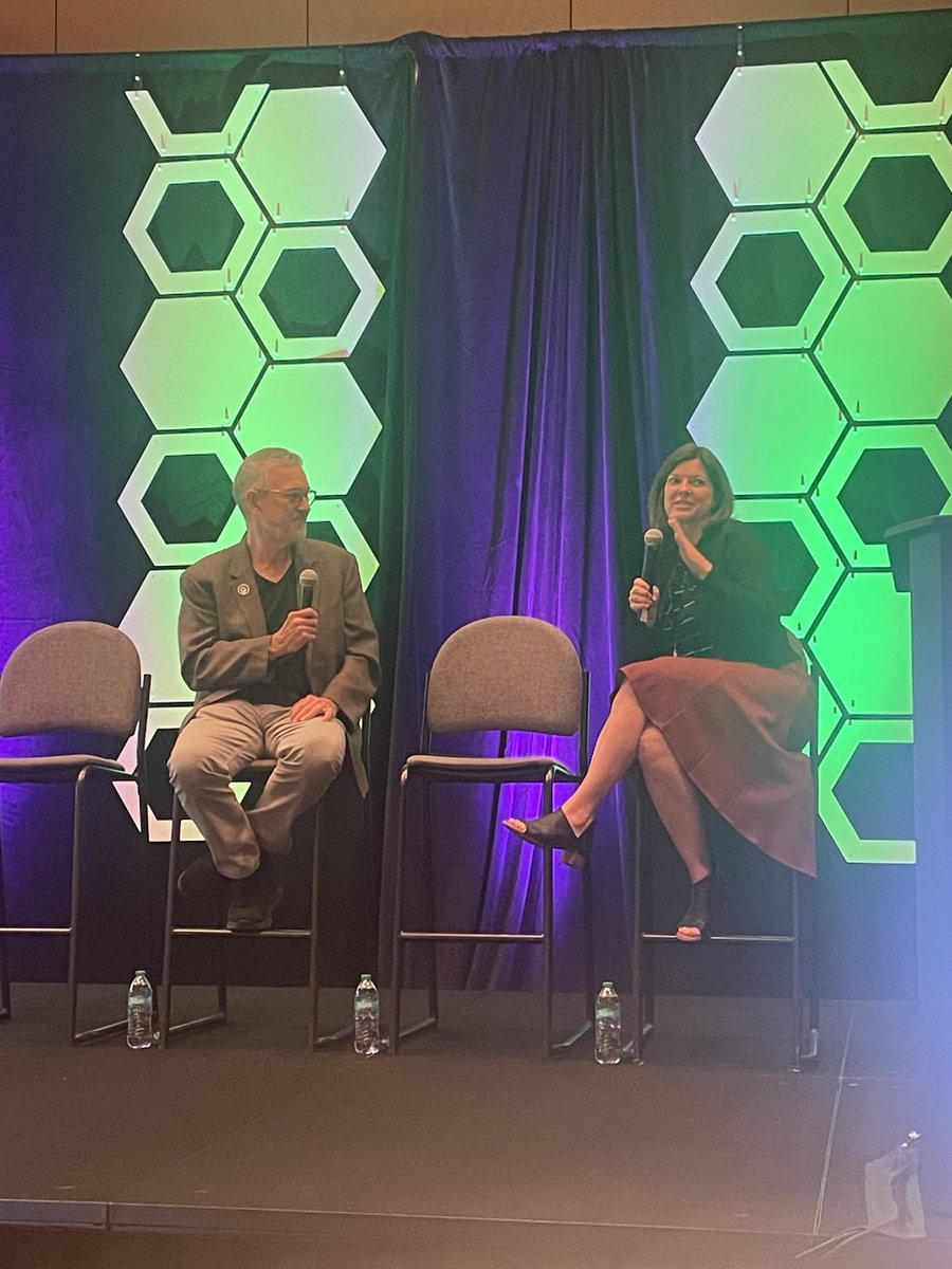 Seth Kahan and Rebecca Bagely discussing the joint SST- Kennedy Forum policy white paper