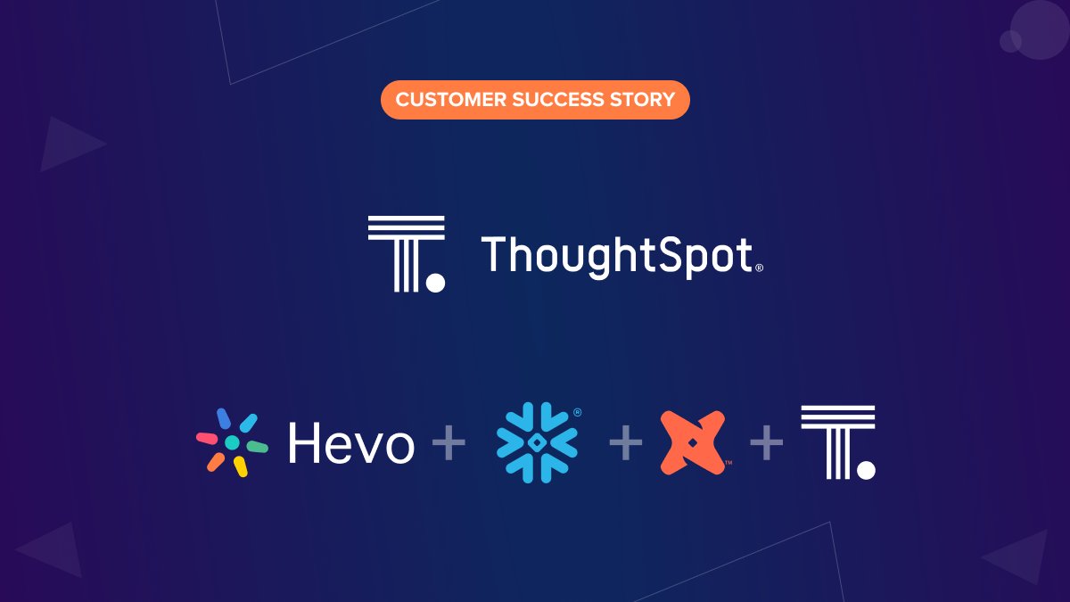 Learn how <a href="/thoughtspot/">ThoughtSpot</a>, a leader in the Analytics space, switched from Matillion to <a href="/HevoData/">Hevo Data</a> to boost data and dashboard usage by 30-35% while reducing data pipeline costs by a whopping 50%!

➡️ Read more: hevodata.com/success-storie…

#ModernDataStack #DataPipelines #CustomerStory