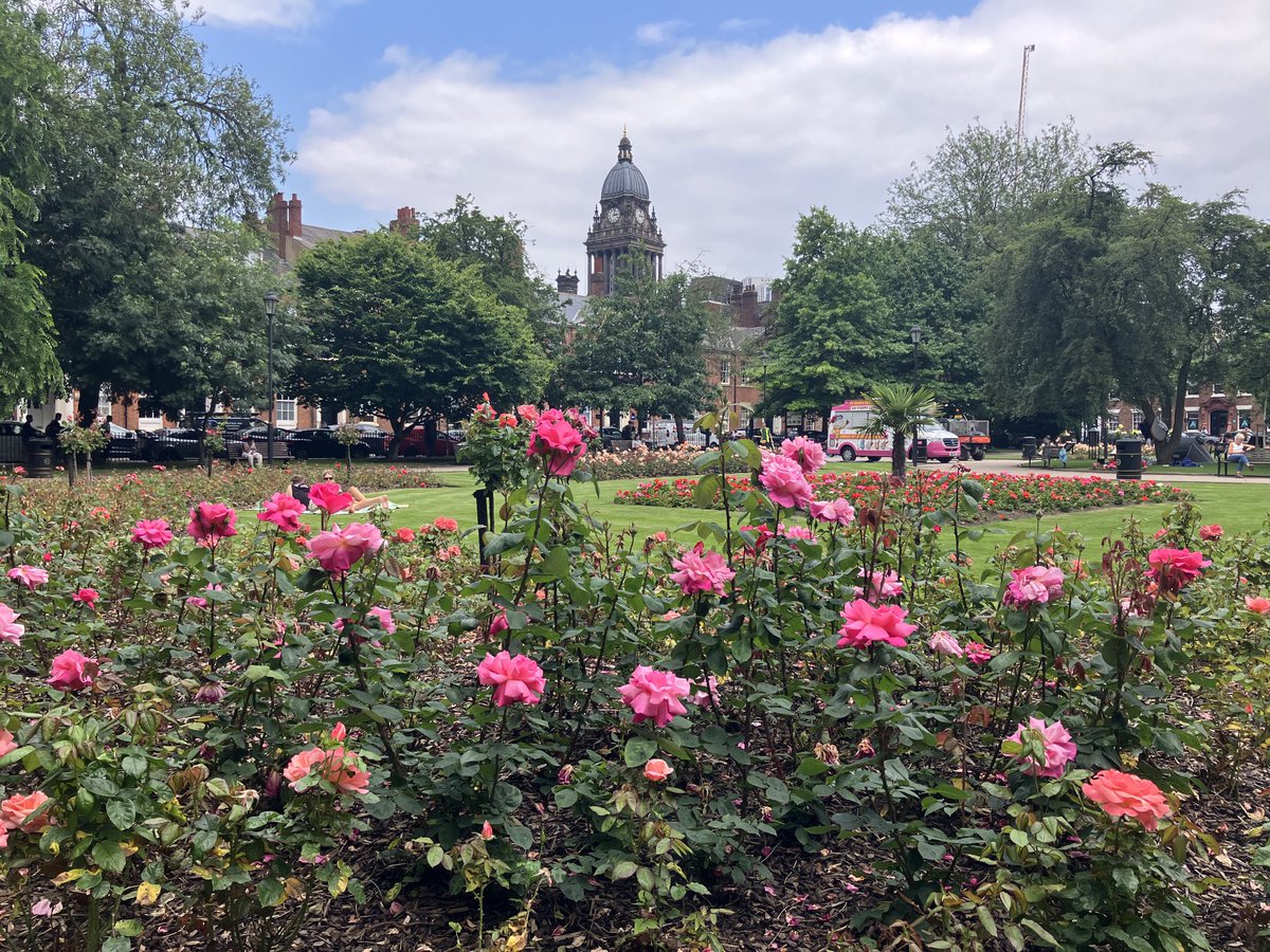 Leeds looking exceptionally beautiful in the sunshine today