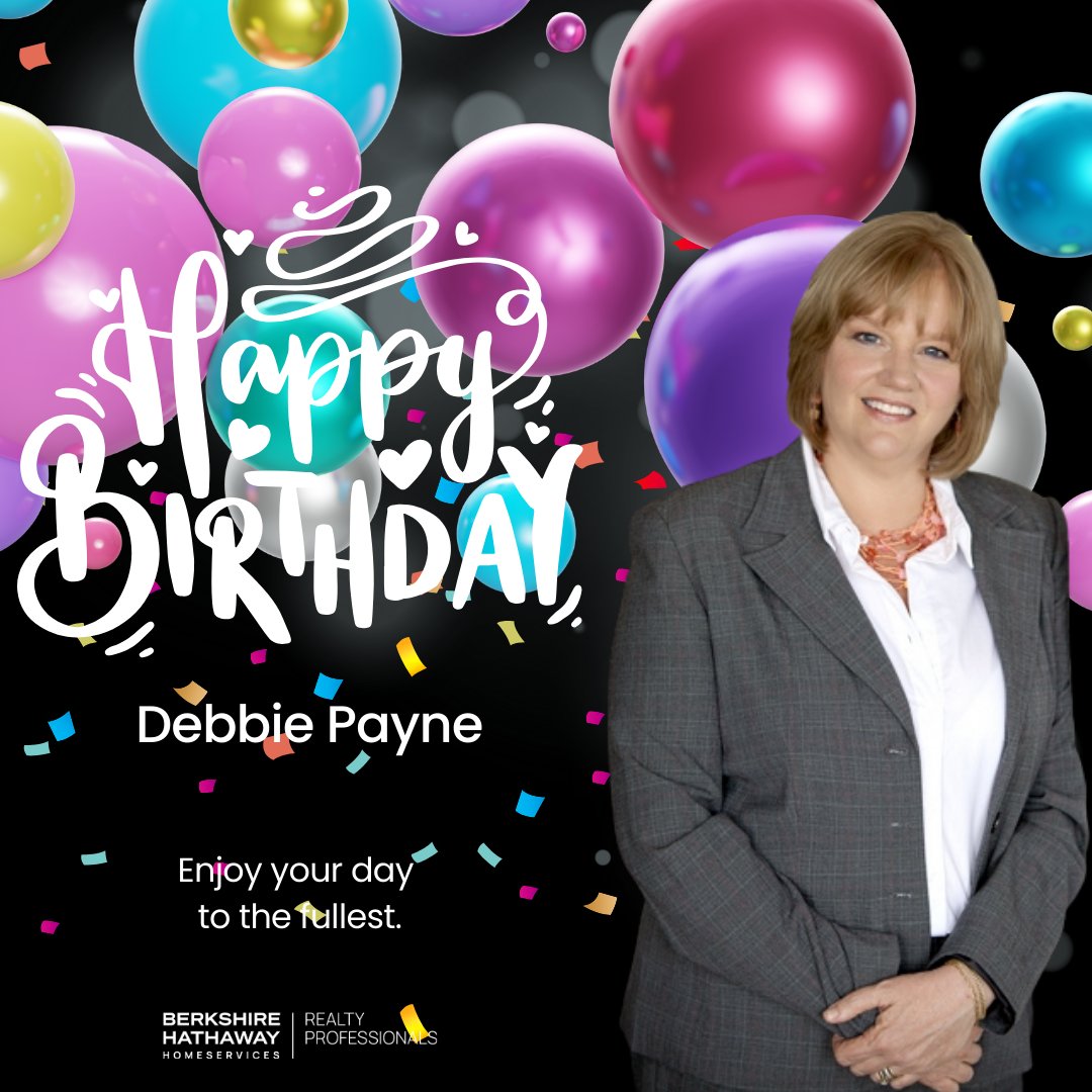 BHHSRealtyPros's tweet image. 🥳 Happy Birthday, Debbie Payne! 🥳

Your skill and dedication are truly inspiring. Thank you for always going above and beyond for our clients. Enjoy your special day! 🏡🎈

#BirthdayWishes #RealEstatePro #ClientDedication