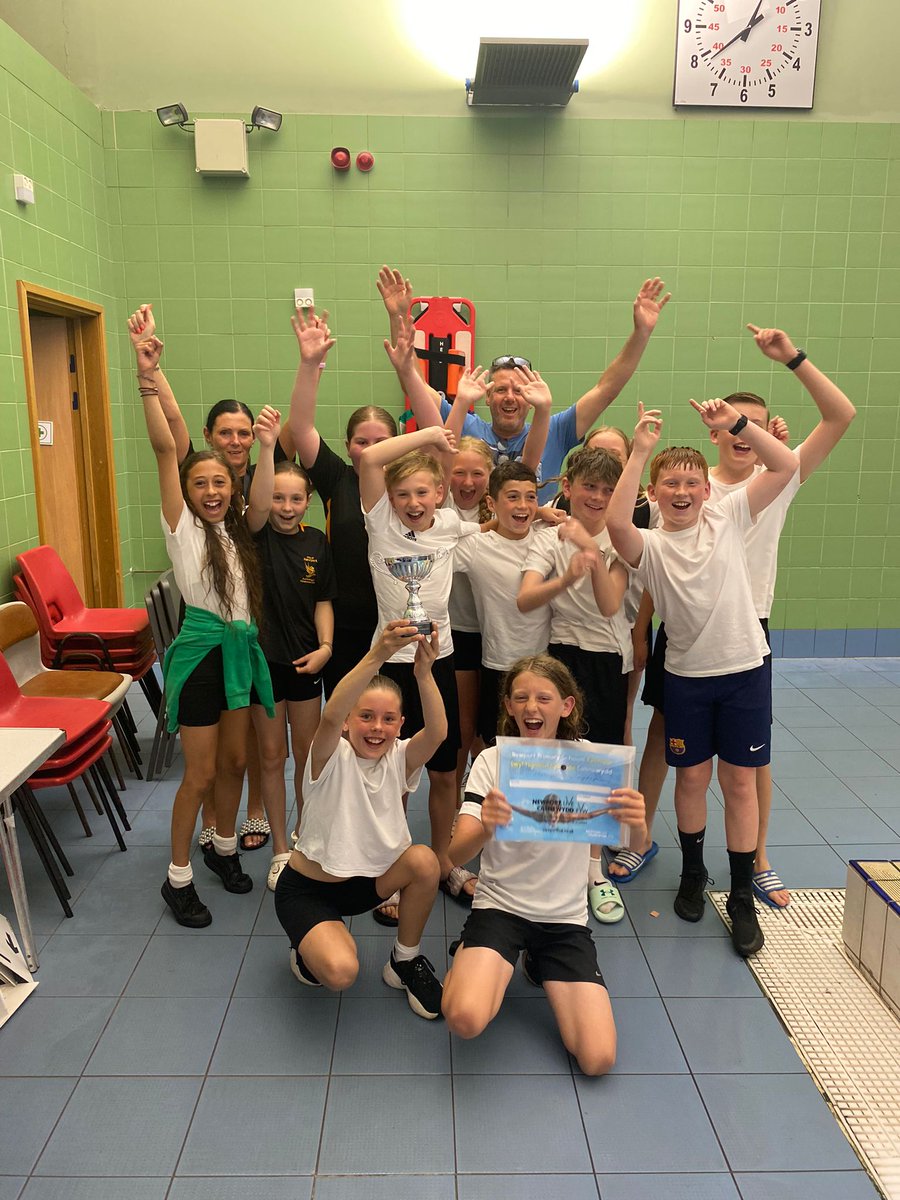 Our incredible year of sporting success continues, after we won the Newport Swimming Gala!!!