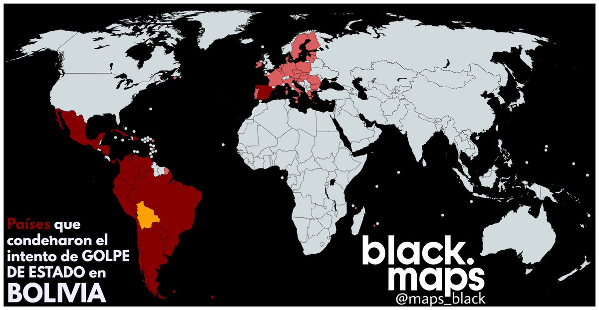 Países que condenaron el intento de GOLPE DE ESTADO en BOLIVIA 🇧🇴