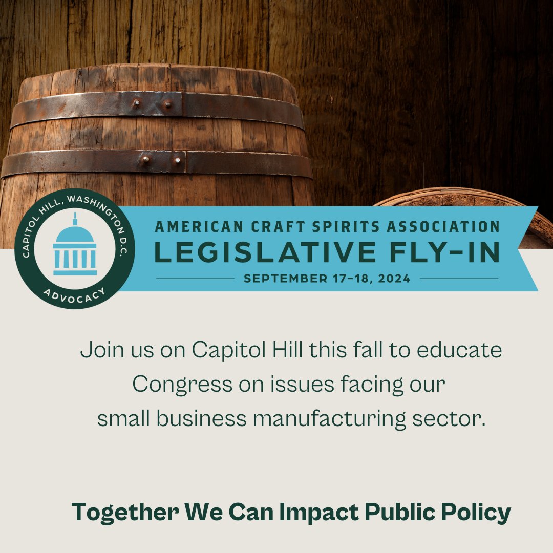 Join us as we educate Congress on the issues facing our small businesses. Let’s teach them about the hardships we have with market access. Come share your story with those on Capitol Hill. Register now for the ACSA Fly-In at bit.ly/2024acsaflyin