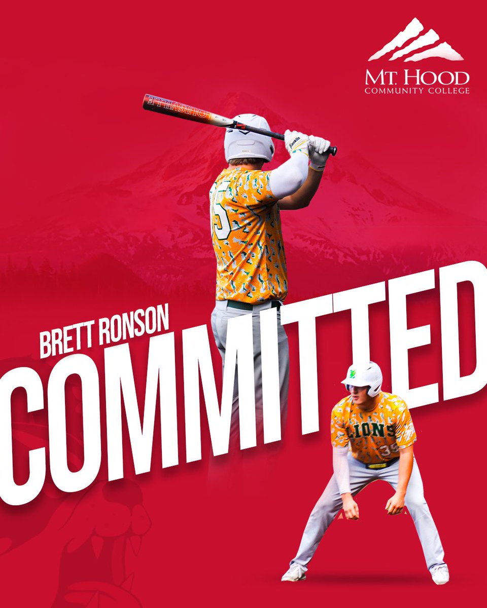 Brett Ronson (@brettronson9) on Twitter photo I’m so excited to say that I have verbally committed to extending my academic and athletic career <a href="/mthoodbaseball/">Mt Hood Saints Baseball</a> I will be staying close to home for my first 2 years. I want to say thank you to Coach Kier and all of Mt. Hood staff as well as my parents for helping me get here I’m so excited to say that I have verbally committed to extending my academic and athletic career <a href="/mthoodbaseball/">Mt Hood Saints Baseball</a> I will be staying close to home for my first 2 years. I want to say thank you to Coach Kier and all of Mt. Hood staff as well as my parents for helping me get here