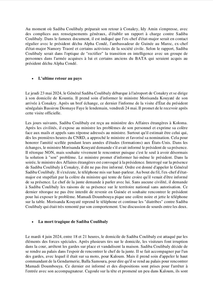 ao_sowGn's tweet photo. 🇬🇳🛑Tragique destin de Sadiba Coulibaly : Chronique d'une mort certaine de l'ancien chef d'État major des armées en Guinée📃✍️

Lisez plutôt ici pour comprendre 👇 https://t.co/BP1ZS5xijb