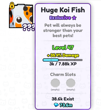 BreetGG's tweet image. 🎉Daily Pet Simulator 99 Giveaways | Day 4🎉
🔥Huge Koi Fish🐟

Requirements:
🥇1. Follow me
❤️2. Like &amp;amp; RT
🔴3. Subscribe to BreetYT - youtube.com/@breetyt
💬4. Reply with your username

🎉Ends in 48 hours!
#Roblox #PS99 #PetSimulator99 #PetSim99 #PetSimulator99Giveaways