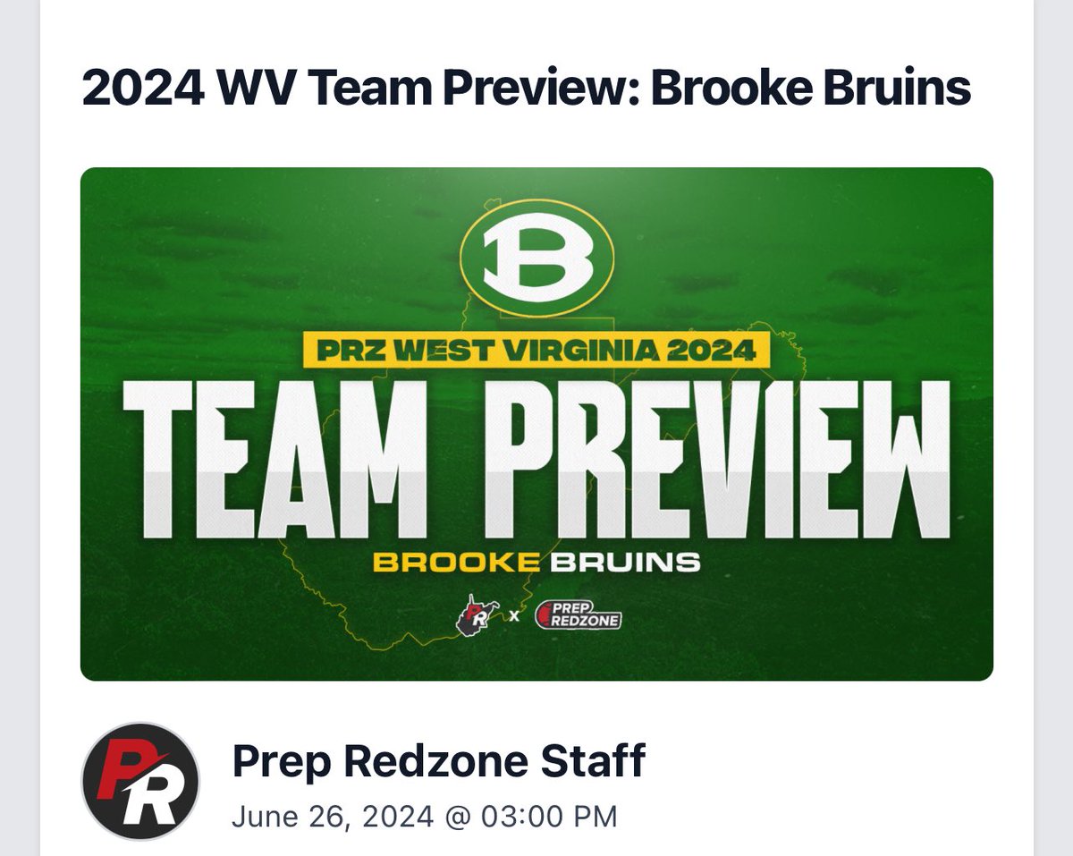 Triston Stevens (@stevensflash) on Twitter photo Thank you <a href="/PrepRedzoneWV/">Prep Redzone West Virginia</a> for the write up & covering <a href="/BrookeBruinsFB/">Brooke Bruins Football</a>. I will continue working hard to be a better student athlete & leader that hopefully my teammates can look up to on & off the field. @EthanFisher1488 <a href="/hile_chase/">Chase hile</a> <a href="/darion_hilton/">Darion Hilton</a> <a href="/RoccoSacripanti/">Rocco Sacripanti</a> <a href="/T_Sperringer/">Ty Sperringer</a> Thank you <a href="/PrepRedzoneWV/">Prep Redzone West Virginia</a> for the write up & covering <a href="/BrookeBruinsFB/">Brooke Bruins Football</a>. I will continue working hard to be a better student athlete & leader that hopefully my teammates can look up to on & off the field. @EthanFisher1488 <a href="/hile_chase/">Chase hile</a> <a href="/darion_hilton/">Darion Hilton</a> <a href="/RoccoSacripanti/">Rocco Sacripanti</a> <a href="/T_Sperringer/">Ty Sperringer</a>