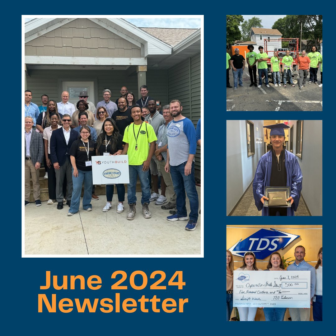 This month, we hosted the @YouthBuildUSA Midwest Regional Convening! Read all about it in our June newsletter! If you haven't subscribed yet, we only send one newsletter per month to keep you updated on all of the incredible things that happen at OFS: conta.cc/4eHTSa4