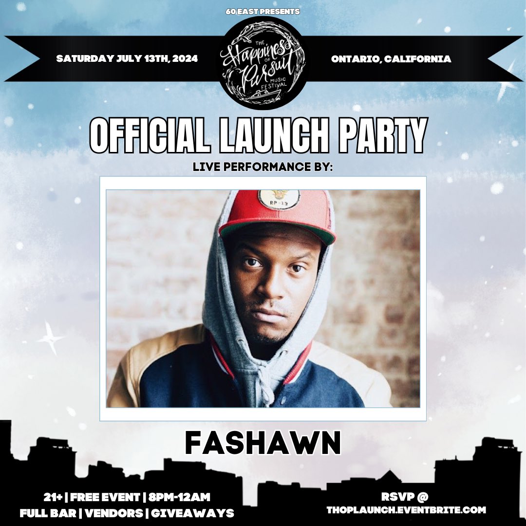 We will be announcing the lineup for this year’s Festival on 7/13 at our official Launch Party, featuring <a href="/fashawn/">Fashawn</a>.

Sets by <a href="/60east909/">60 East</a> x <a href="/NoaJames/">Noa James</a>
Special guests <a href="/Eugene_ONeil_/">Captain E.O.</a> x <a href="/PrettyBlaqPoet/">Karla Kimble</a> 
Hosted by <a href="/Aye_Sincere/">sinnie</a> x @NahShxn 

See you there!

🎟 THOPlaunch.eventbrite.com