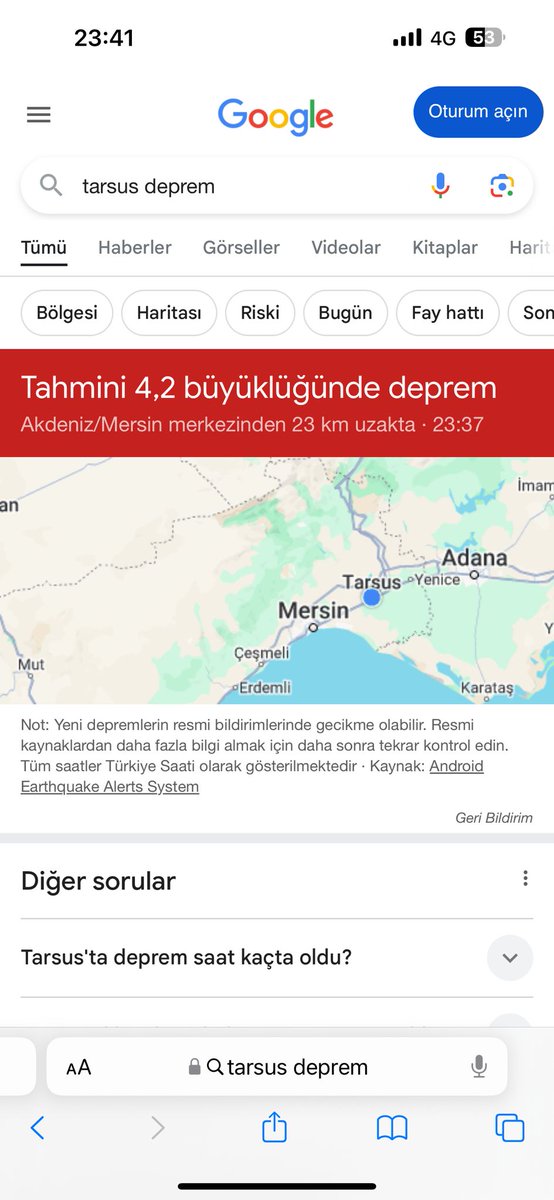 Metehanaydintr's tweet photo. Allah'tan fay hattında değiliz 😶 #mersin https://t.co/sCjtDZo9k5