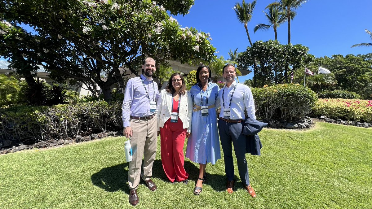 Sonam Puri MD (@sonampuri) on Twitter photo Excited to be at the <a href="/DAVAOnc/">DAVA Oncology</a> lung cancer conference in beautiful Kona, Hawaii with my amazing thoracic oncology team!
Enjoying the sunshine and waves while discussing groundbreaking research.
<a href="/MoffittNews/">Moffitt Cancer Center</a> <a href="/JhanelleGray/">Jhanelle Gray MD</a> <a href="/BenCreelan/">Ben Creelan, MD</a>
#LetsTalkAboutLungCancers
#DAVALung
--- Excited to be at the <a href="/DAVAOnc/">DAVA Oncology</a> lung cancer conference in beautiful Kona, Hawaii with my amazing thoracic oncology team!
Enjoying the sunshine and waves while discussing groundbreaking research.
<a href="/MoffittNews/">Moffitt Cancer Center</a> <a href="/JhanelleGray/">Jhanelle Gray MD</a> <a href="/BenCreelan/">Ben Creelan, MD</a>
#LetsTalkAboutLungCancers
#DAVALung
---