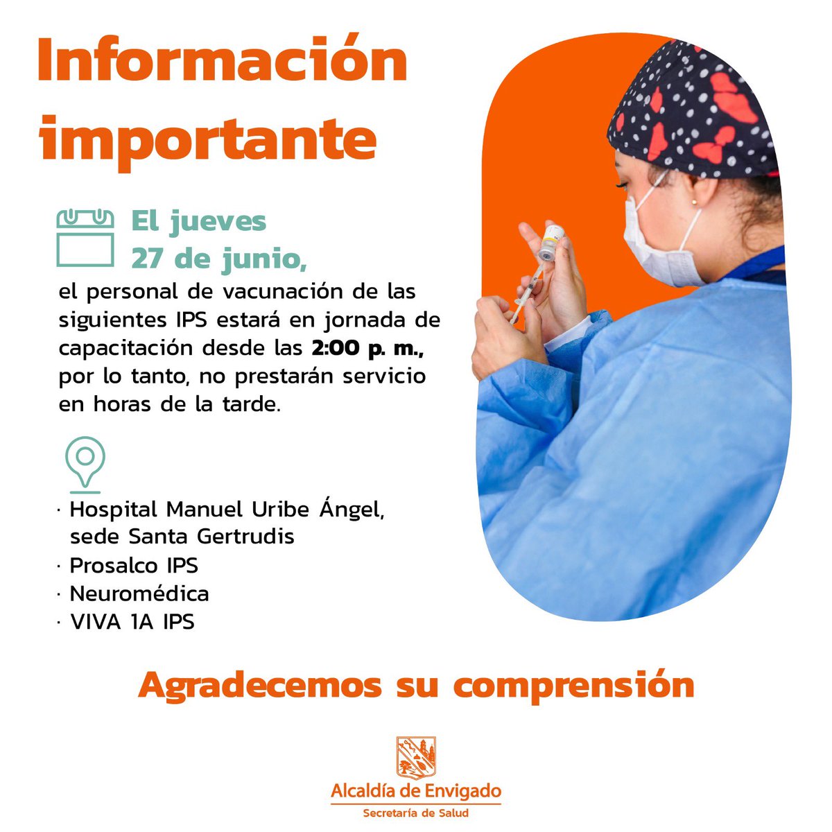 Secretaría de Salud de Envigado tweet media