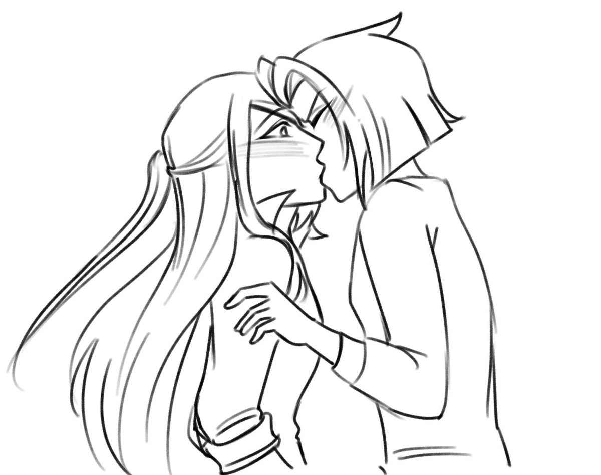 solar8331's tweet photo. No but, funny thing… i was alr gonna post a pic of them kissing from my chaluggie au LMFAO just some drama and some confession of feelings 😏 bonus: some cute #charlute (my obsession with Lute continues to grow…) #bowspear #hazbinhotel #vaggie #lute #valute #charlie https://t.co/6XvmCCj6Re