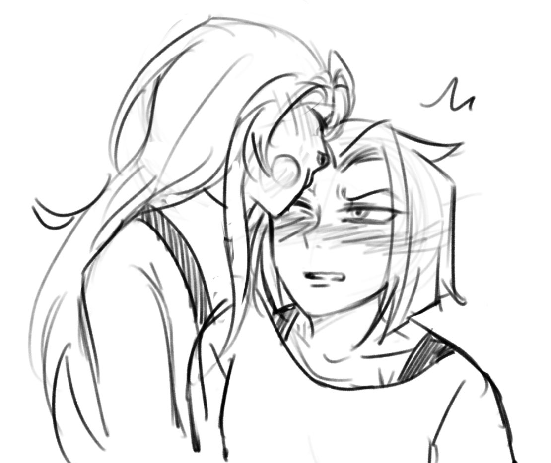 solar8331's tweet photo. No but, funny thing… i was alr gonna post a pic of them kissing from my chaluggie au LMFAO just some drama and some confession of feelings 😏 bonus: some cute #charlute (my obsession with Lute continues to grow…) #bowspear #hazbinhotel #vaggie #lute #valute #charlie https://t.co/6XvmCCj6Re