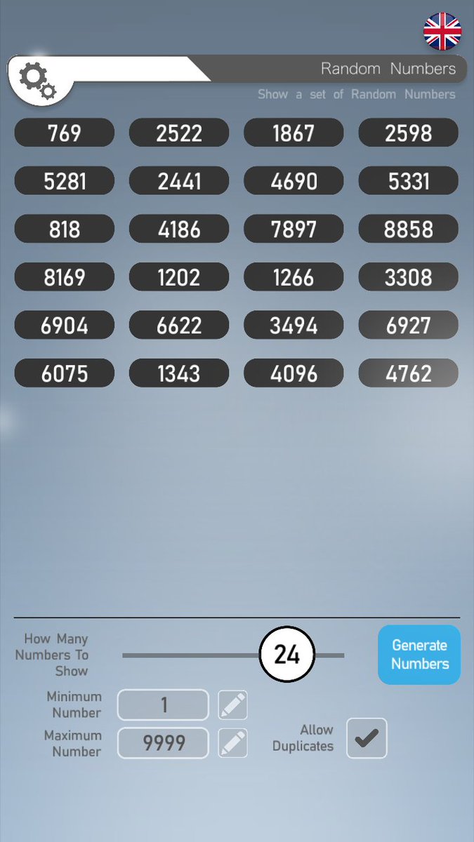 Khafra9999's tweet photo. Need a fun #RandomNumberGenerator? 🎲 Check out our casual app made with #Unity3D! Perfect for games, contests, and more. Easy to use and free! #MobileApp #IndieDev #GameDev #IndieGameDev https://t.co/z9ETK9ianb https://t.co/khX9tp4kKR