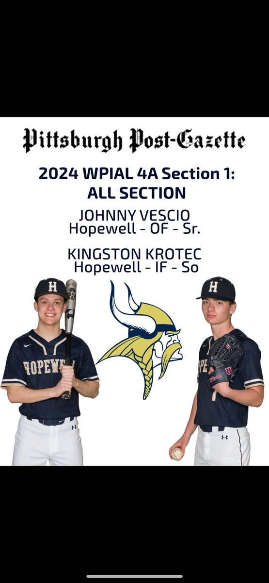 Big dogs! 🐶 Congrats to <a href="/KrotecKingston/">kingston krotec</a> and <a href="/john_vescio8/">John Vescio</a> for making the All-Section team. Well deserved!