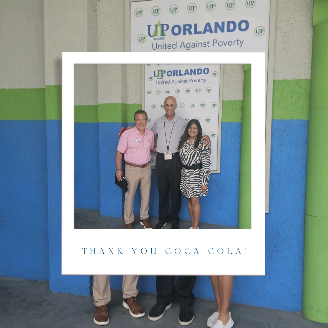 Thank you, Derek Frederickson from Coca Cola, for visiting the UP Orlando campus.  Your visit brightened our week. We look forward to welcoming you back and seeing our partnership grow!