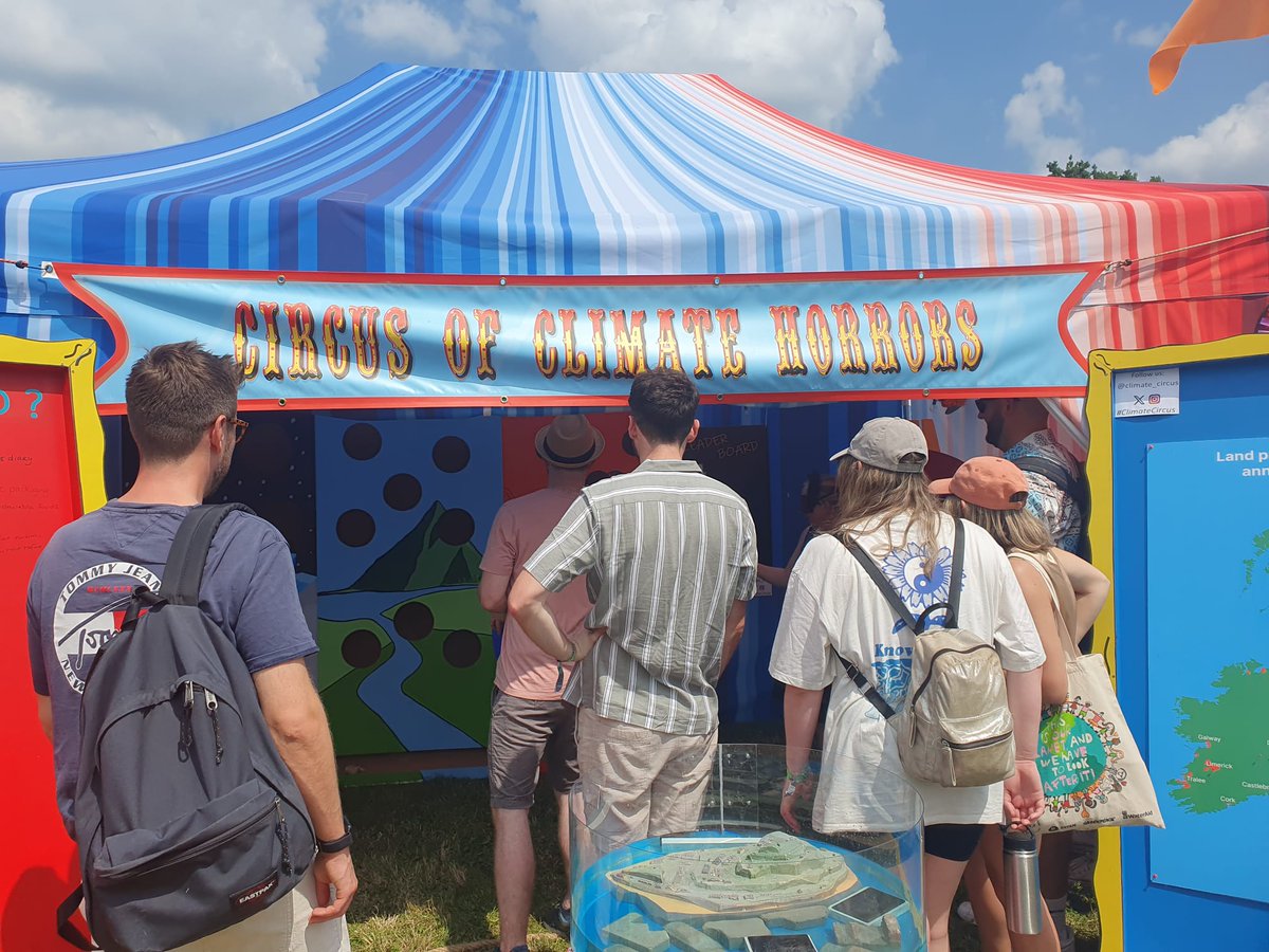 CircusofClimateHorrors (@climate_circus) on Twitter photo Gates are open and we are go at #glastonbury2024. New games, new team members, new banner. Same great times ahead. We hope!
#scicomm
<a href="/sci_futures/">Science Futures</a> <a href="/ICARUS_Maynooth/">ICARUS Maynooth</a> <a href="/Maynoothgeog/">Maynooth Geography</a> Gates are open and we are go at #glastonbury2024. New games, new team members, new banner. Same great times ahead. We hope!
#scicomm
<a href="/sci_futures/">Science Futures</a> <a href="/ICARUS_Maynooth/">ICARUS Maynooth</a> <a href="/Maynoothgeog/">Maynooth Geography</a>
