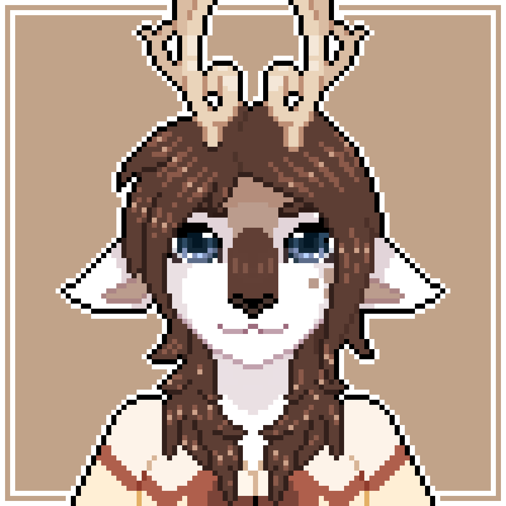 JustPixelatea's tweet photo. My newest character I've been working on. Another character - another story I probably will never tell because my motivation and skill is way too low to engage in a bigger project. It's still nice to create stories and just imagine things :).
#pixelart #Pixel https://t.co/nF3lMGP9S5