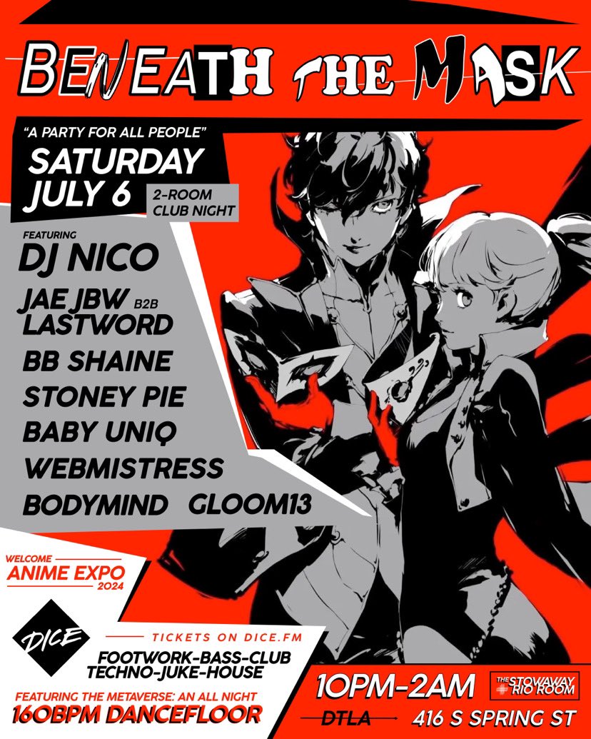 jae_jbw's tweet image. JULY 6 AT THE STOWAWAY!

dice.fm/partner/dice/e…