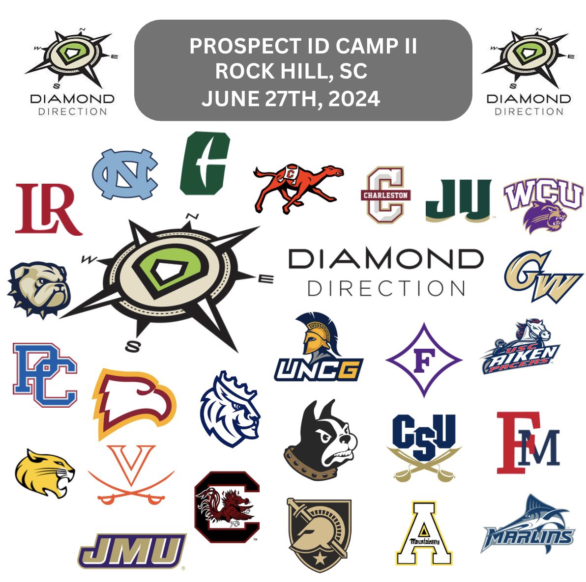 Looking forward to camp tomorrow! <a href="/DDSBandEvents/">Diamond Direction</a>  <a href="/EliteSC14UNtnl/">Carolina Elite SC Jameson</a> <a href="/FurmanSoftball/">Furman Softball</a> <a href="/WingateSoftball/">Wingate Softball</a>   <a href="/cbreault12/">Courtney Breault</a> <a href="/CoachFuller7/">Coach Fuller</a> <a href="/CoachpooleU/">CoachPoole_USCA</a> <a href="/StaceyJW26/">Stacey Johnson-Whitfield</a> <a href="/cj_leighton/">CJ Leighton</a> <a href="/Winthropsoftbal/">Winthrop Softball</a> <a href="/CoachLynch20/">Tracey Lynch</a> <a href="/CSUBucsSoftball/">Charleston Southern Softball</a>