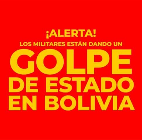 Las organizaciones venezolanas Afiliadas a la FDIM condenamos el alevoso intento de golpe militar contra el Gobierno del presidente Luis Arce en #Bolivia. Llamamos al pueblo venezolano y a los gobiernos y pueblos de América y el Caribe a denunciar tan nefasto acto de fuerza.