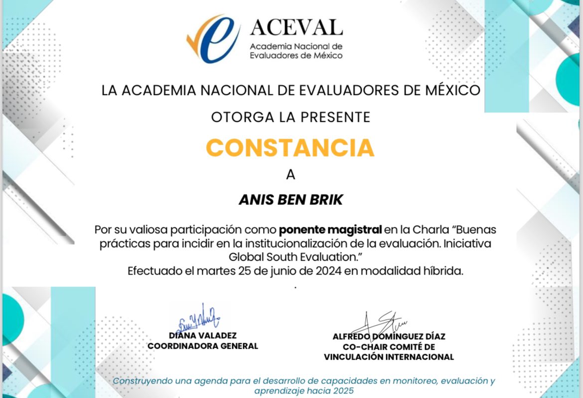 Honored to have delivered a lecture <a href="/UAG_official/">untitled anime game</a>, invited <a href="/Acevalmx/">Aceval</a> discussing the institutionalization of evaluation index in MENA &amp; global south. Excited for my forthcoming book on this topic! #evaluation <a href="/ReLAC_eval/">ReLAC</a> <a href="/unfpa_eval/">UNFPA Independent Evaluation Office</a> <a href="/APEAeval/">Asia Pacific Evaluation Association</a> @Eval_MENA <a href="/HBKU/">جامعة حمد بن خليفة</a> <a href="/PolicyCollege/">College of Public Policy, HBKU</a> <a href="/QF/">Qatar Foundation</a>