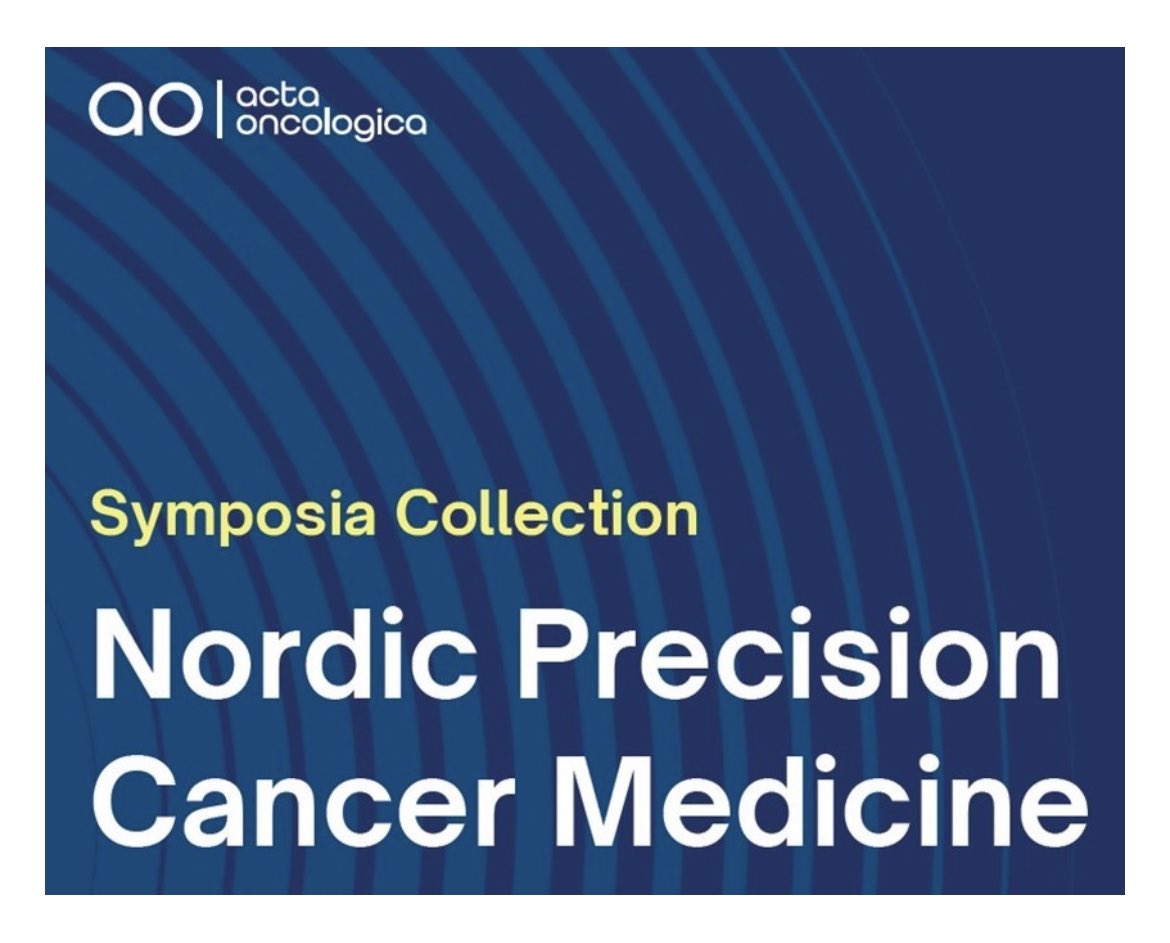 The next Acta Oncologica Nordic Precision Cancer Medicine Symposium will take place in Oslo 15-17 September 2025 - save the date!
A special NPCM symposium collection originating from the NPCM2023 conference has now been published. For more information: matrix-fkb.no/en/news/upcomi…