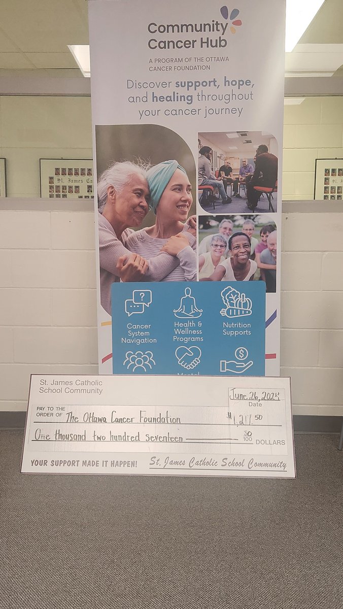 St James School (@stjamesocsb) on Twitter photo Congratulations to the young entrepreneurs in Ms. Wenslawek's class for raising $1217.50 for the Ottawa Cancer Foundation. <a href="/SWenslawek/">Sarah Wenslawek</a> <a href="/OttCatholicSB/">Ottawa Catholic School Board</a> #ocsbHope Congratulations to the young entrepreneurs in Ms. Wenslawek's class for raising $1217.50 for the Ottawa Cancer Foundation. <a href="/SWenslawek/">Sarah Wenslawek</a> <a href="/OttCatholicSB/">Ottawa Catholic School Board</a> #ocsbHope
