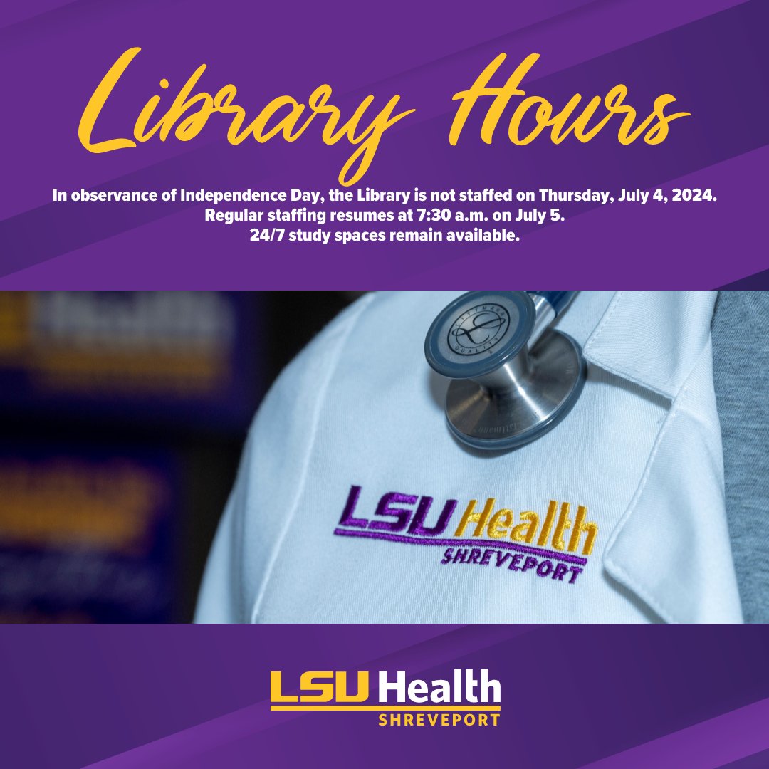 LSUHS_Library's tweet image.