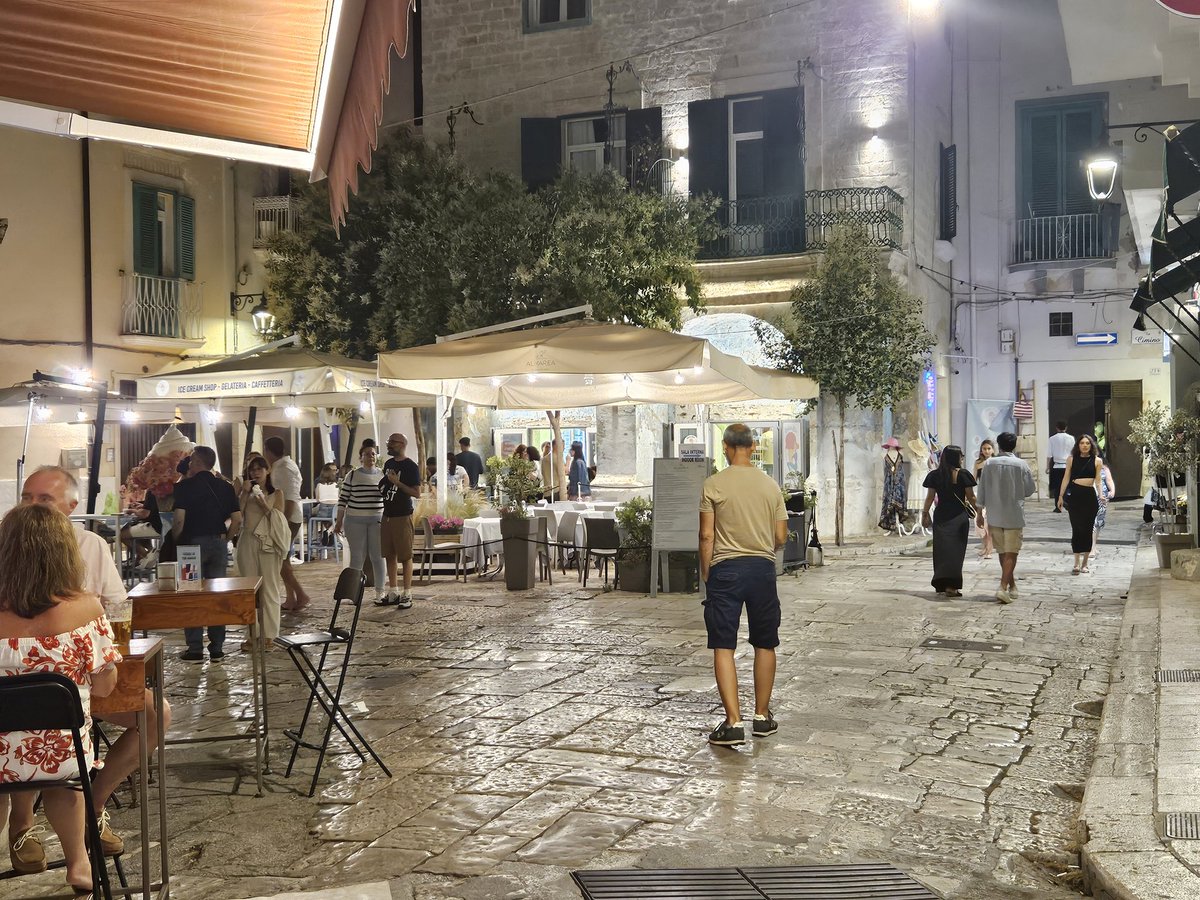 One of the great pleasures of life is sitting outside a bar late at night with a cold beer when it's still 24°C, just watching the world go by.