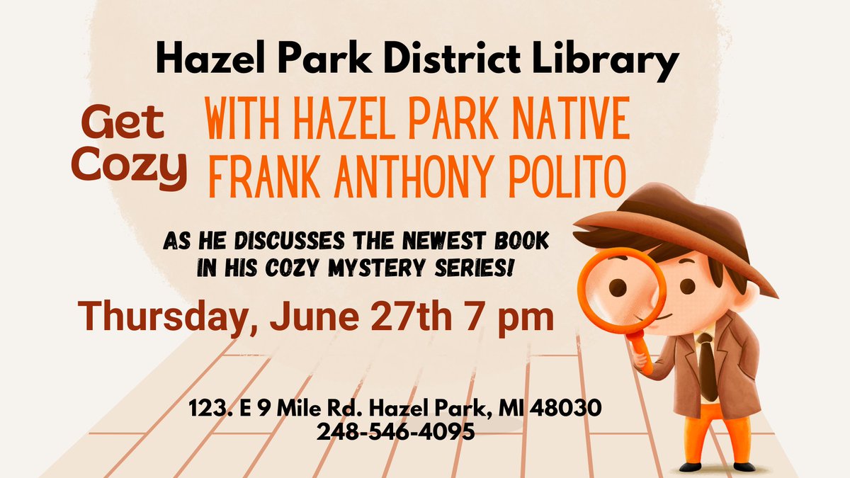 Hazel Park Library (@hpmlibrary) on Twitter photo 