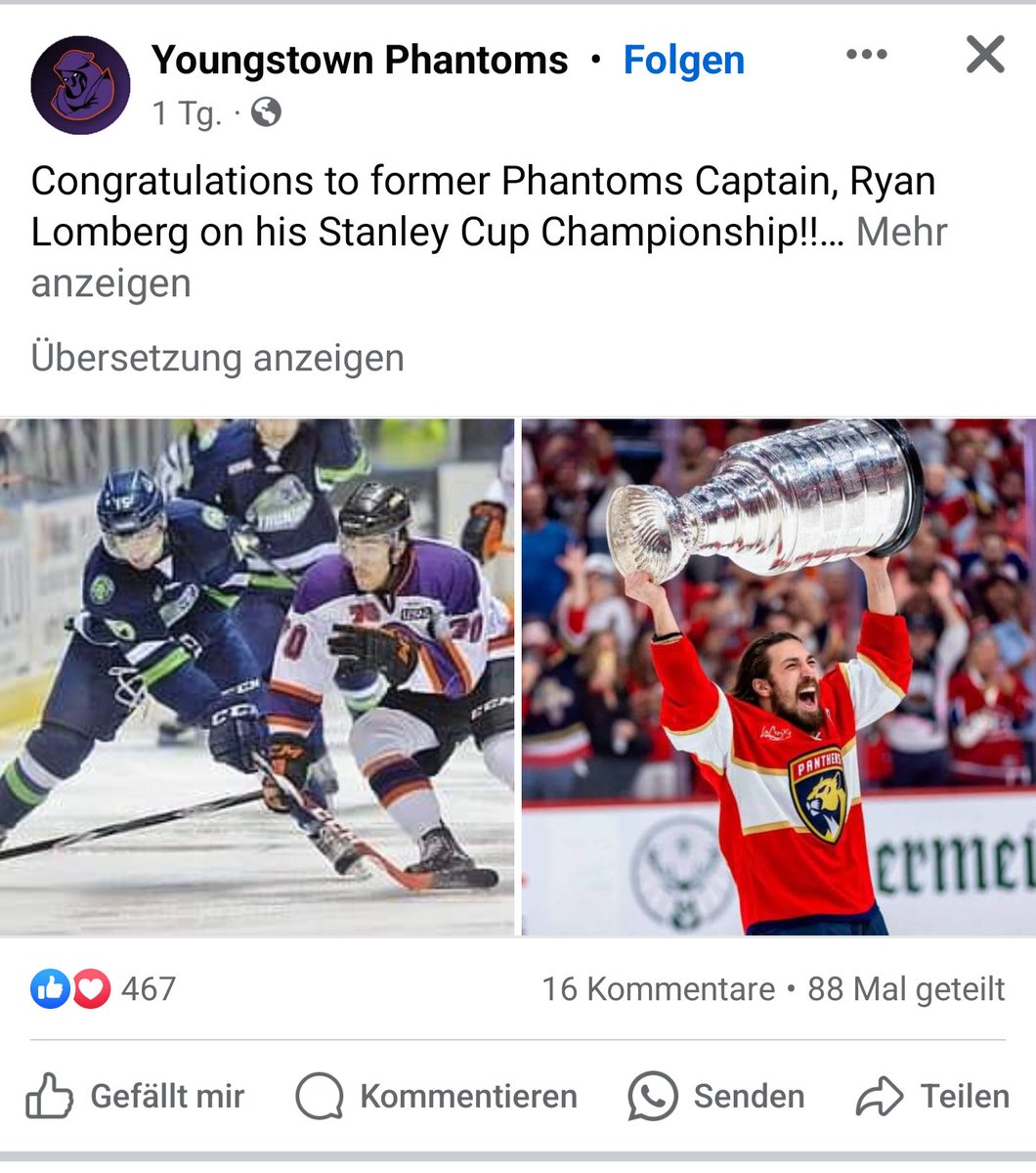 Wally44's tweet photo. Finde es ja Toll, wenn Teams ihren ehemaligen Spielern zum #StanleyCup Sieg gratulieren.
Machen nicht alle. 🤷🏻♂️
#ebb #Backman https://t.co/XbZHV5rfsH