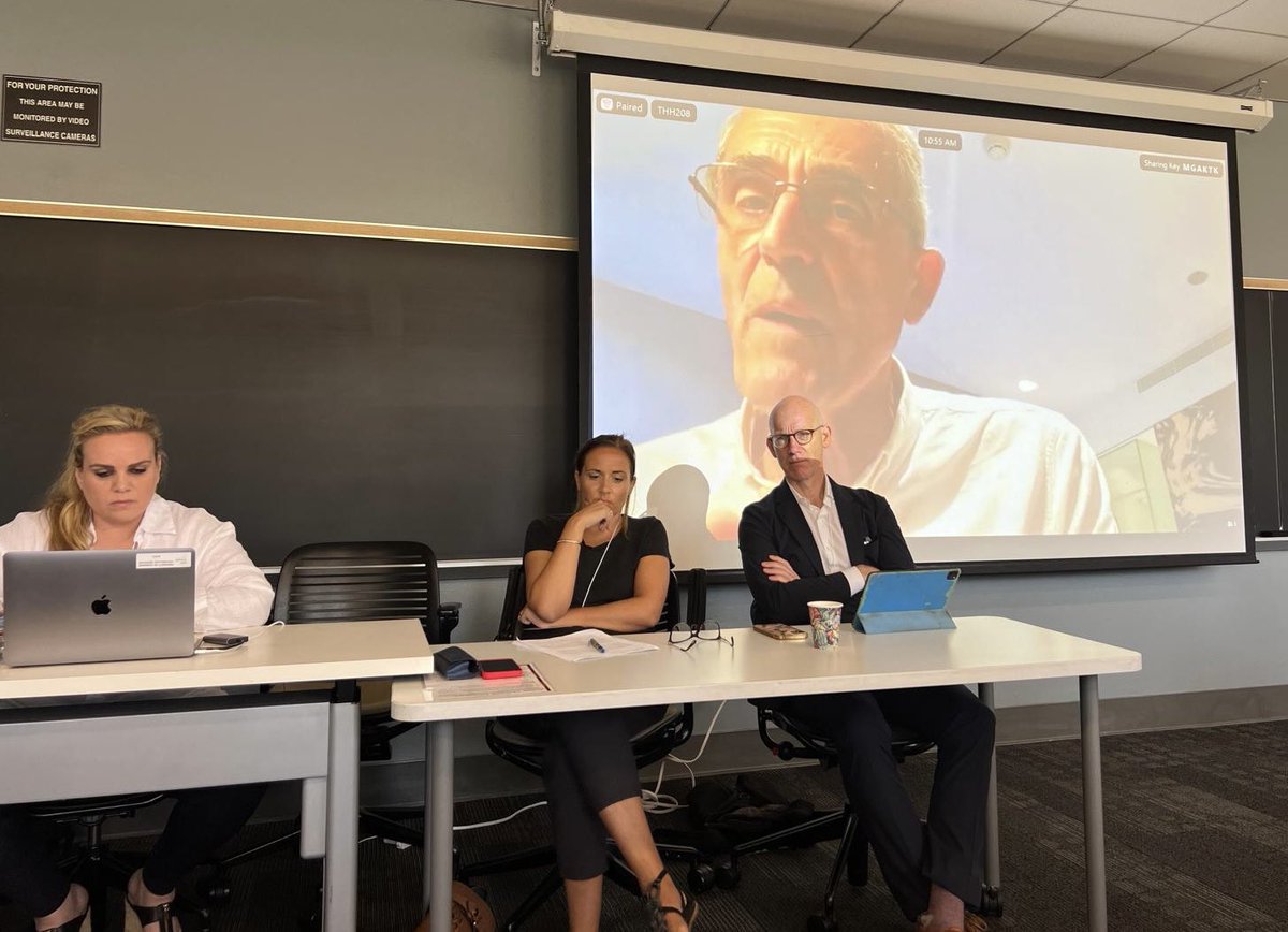 Dirk Moses (@dirkmoses) on Twitter photo At the <a href="/INoGSonline/">INoGS</a> conference <a href="/USCDornsife/">USC Dornsife College of Letters, Arts & Sciences</a> <a href="/martinshawx/">Martin Shaw</a>, Camila Boisen, and Sarah Danielsson discussed the fraught relationship between war and genocide. At the <a href="/INoGSonline/">INoGS</a> conference <a href="/USCDornsife/">USC Dornsife College of Letters, Arts & Sciences</a> <a href="/martinshawx/">Martin Shaw</a>, Camila Boisen, and Sarah Danielsson discussed the fraught relationship between war and genocide.