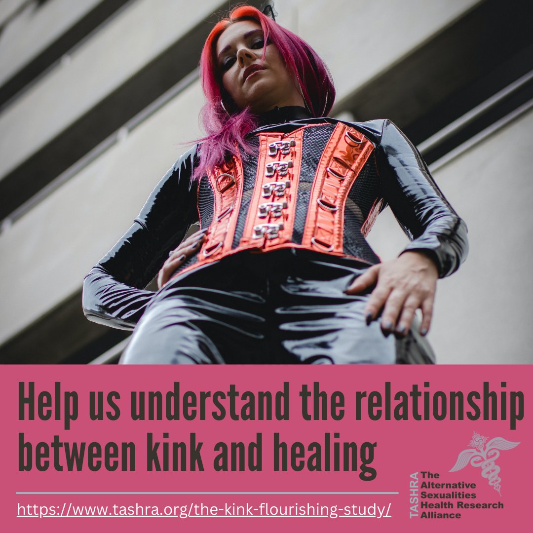 KinkHealth's tweet photo. Tell us why kink is meaningful in your life! We’d like to hear from you! Study participation includes an anonymous, confidential survey.

To find out more: https://t.co/lET5ofHPBT Have a question and the Kink and Flourishing Study? Please contact flourishingkink@proton.me https://t.co/qOV9BGZ03H